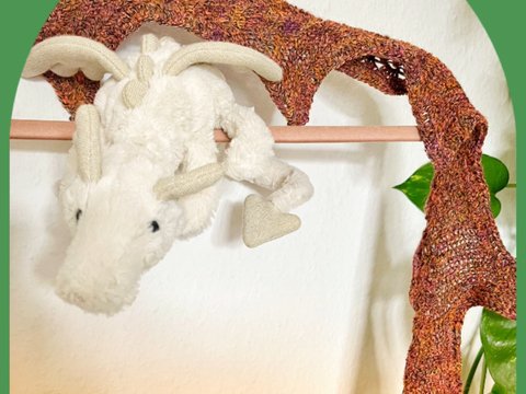 Drachentüchlein / gehäkeltes Minituch