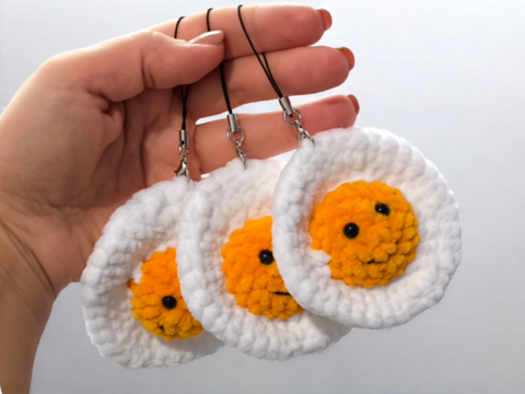 Anleitung: Spiegelei häkeln – Kein Nähen, ideal für Anfänger