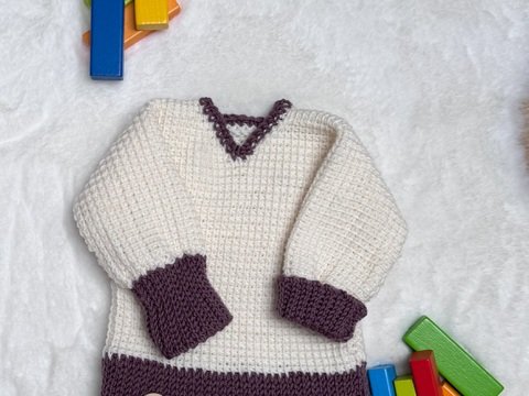 Pullover Tim ( tunesich gehäkelt)