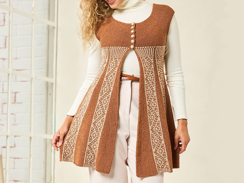 WESTE A-LINIE, gestrickt