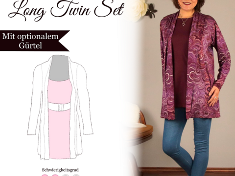 Sannys LongTwinSet - Gr 32-64 - E-Book und Nähanleitung