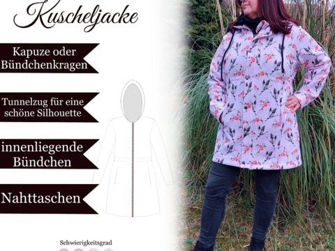 Sannys Allround/Kuscheljacke - Gr 32-64 - E-Book und Nähanleitung