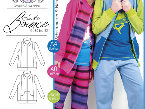 E-Book Bounce Jacke Gr. 80 bis 152