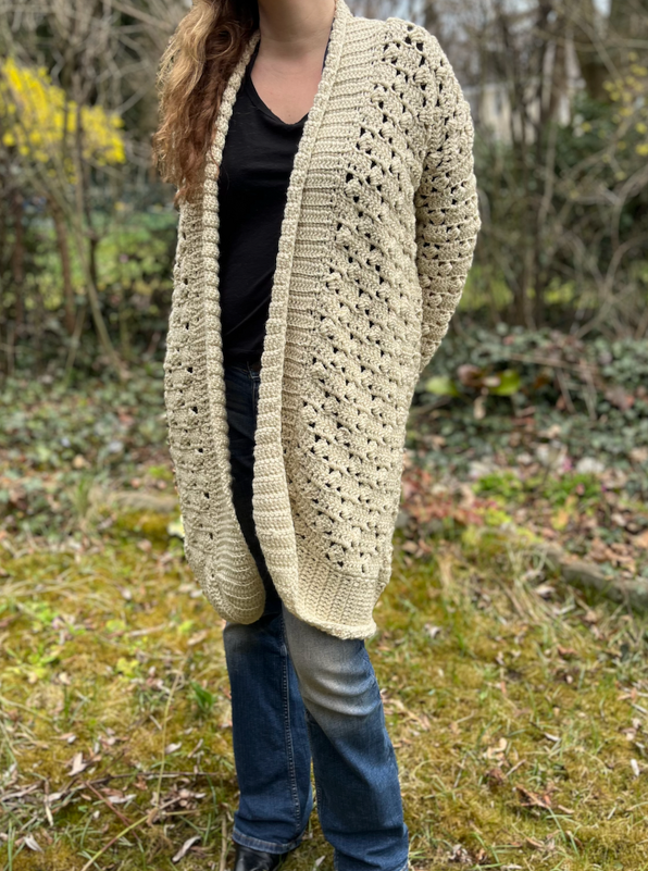 Häkelanleitung Cozy-Karo Mantel - Bild 2