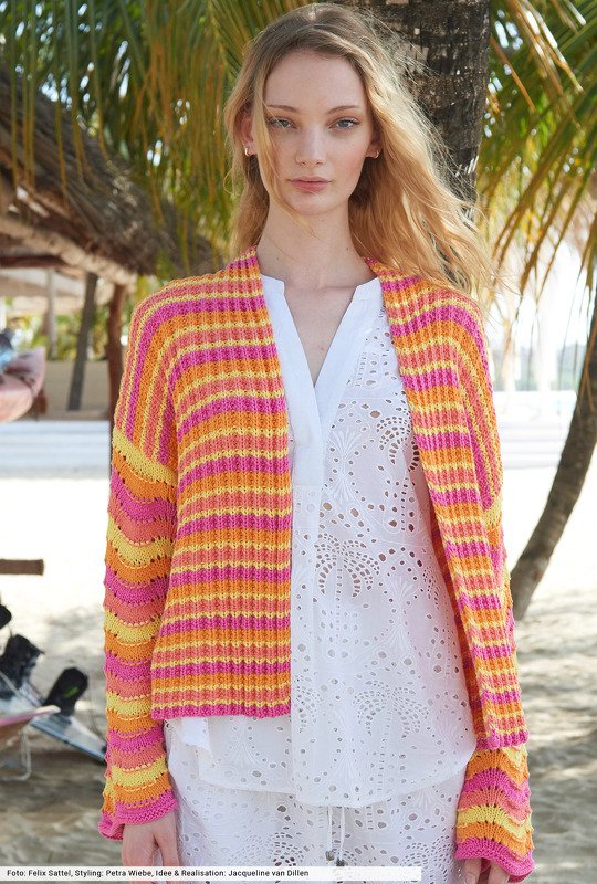 Gestreifte Jacke - Bild 4