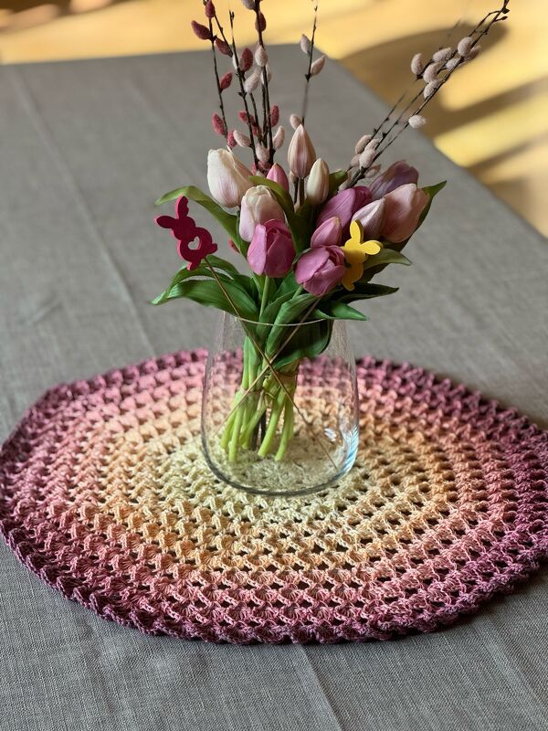 Häkelanleitung Tischdecke Laudi achteckig - Bild 3