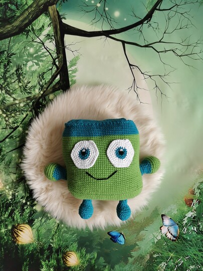 Häkelmuster PDF Maskottchen Maskottchen Hugo Baby einfaches Muster amigurum