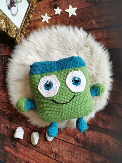 Häkelmuster PDF Maskottchen Maskottchen Hugo Baby einfaches Muster amigurum