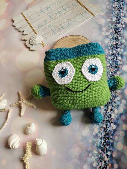 Häkelmuster PDF Maskottchen Maskottchen Hugo Baby einfaches Muster amigurum