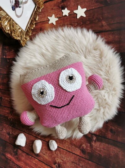 Häkelmuster PDF Maskottchen Maskottchen Hugo Baby einfaches Muster amigurum