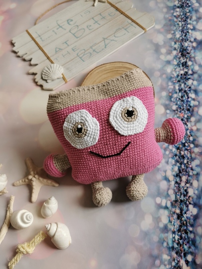 Häkelmuster PDF Maskottchen Maskottchen Hugo Baby einfaches Muster amigurum