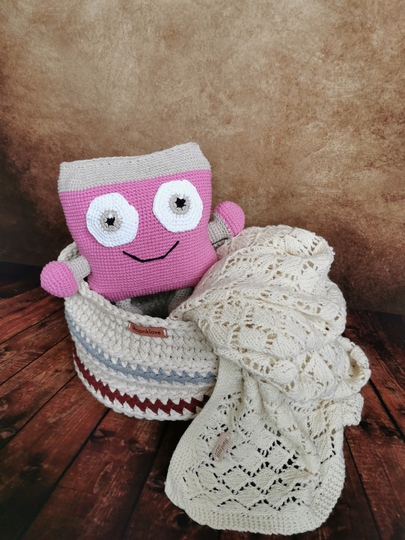 Häkelmuster PDF Maskottchen Maskottchen Hugo Baby einfaches Muster amigurum