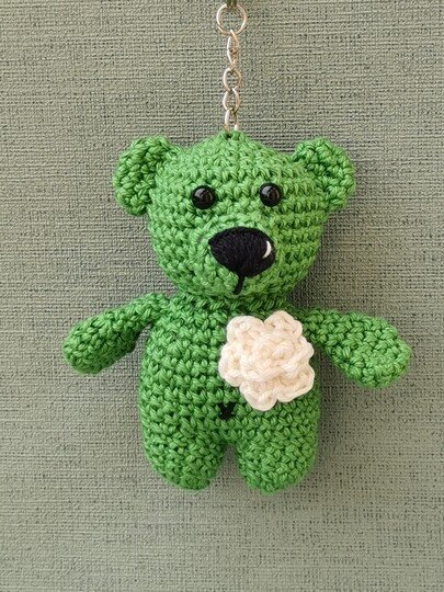 MINI TEDDY – Häkelanleitung Schlüsselanhänger