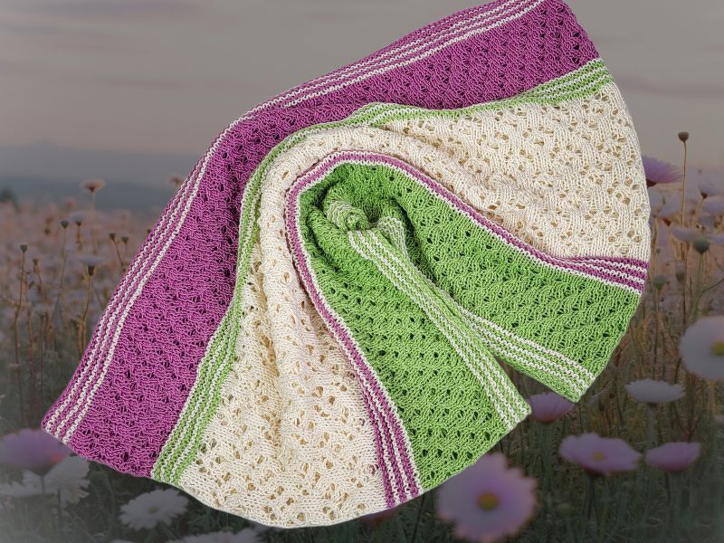 Strickanleitung Dotting the flowers - Bild 3