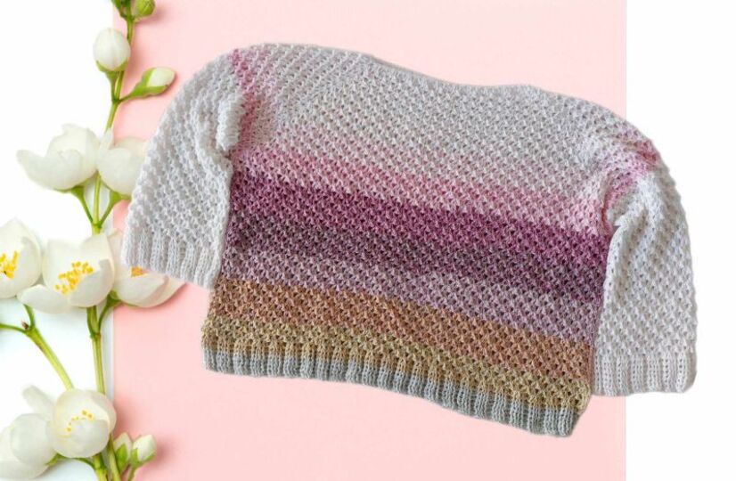 Häkelanleitung Ponchopulli Indira