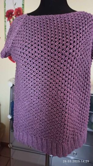 Häkelanleitung Ponchopulli Indira