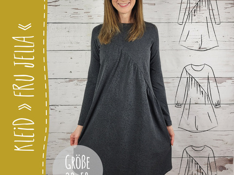 KLEID "FRU JELLA" | Schnittmuster und Anleitung | Gr. 32-58