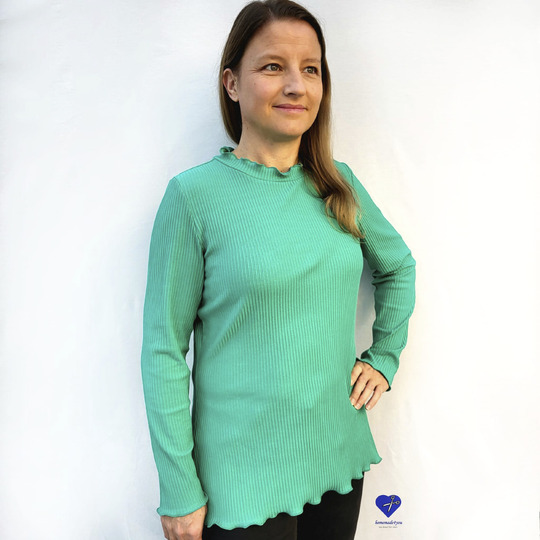 RIBSHIRT "FRU ELTJE" | Schnittmuster und Anleitung | Gr. 32-58
