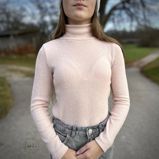 RIBSHIRT "ELTJE" | Schnittmuster und Anleitung | 86-164 | 3 WEITEN
