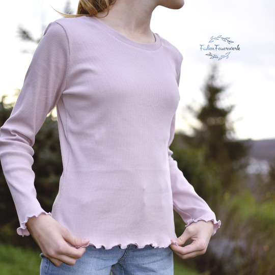 RIBSHIRT "ELTJE" | Schnittmuster und Anleitung | 86-164 | 3 WEITEN