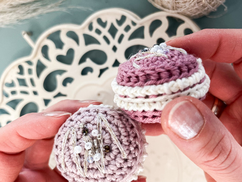 Häkelanleitung Macarons