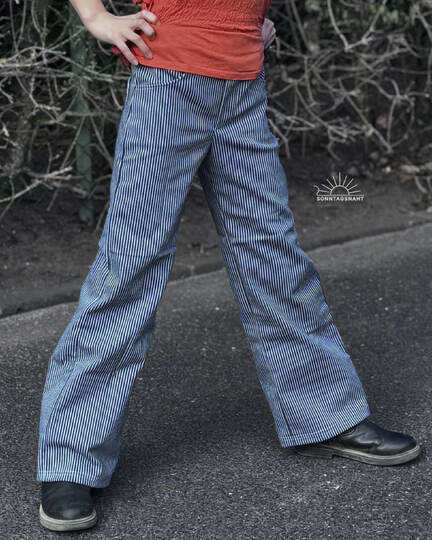 HOSE "MILLA" | Schnittmuster und Anleitung | 3 Weiten | Gr. 98-164