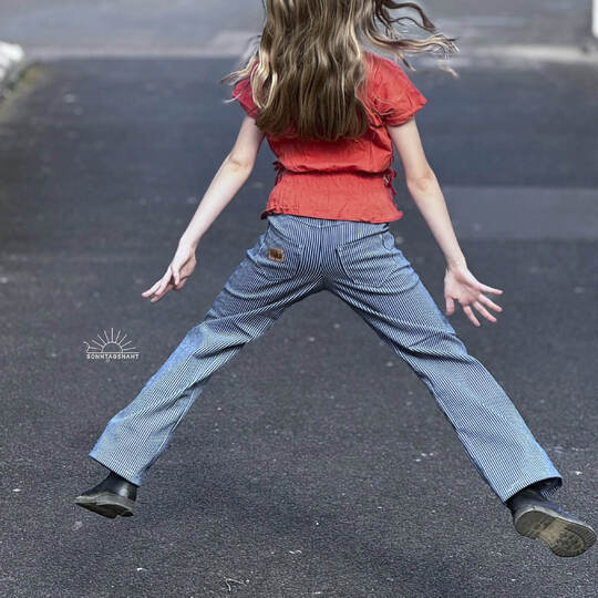 HOSE "MILLA" | Schnittmuster und Anleitung | 3 Weiten | Gr. 98-164