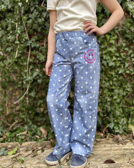 HOSE "MILLA" | Schnittmuster und Anleitung | 3 Weiten | Gr. 98-164