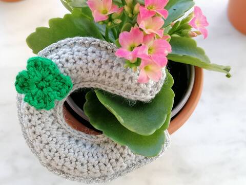 Häkelanleitung für ein Hufeisen