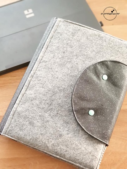 Schnittmuster Ordnerhülle Klasse(N)Buch