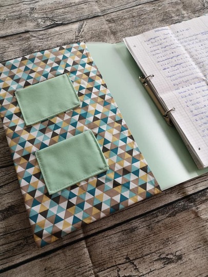 Schnittmuster Ordnerhülle Klasse(N)Buch