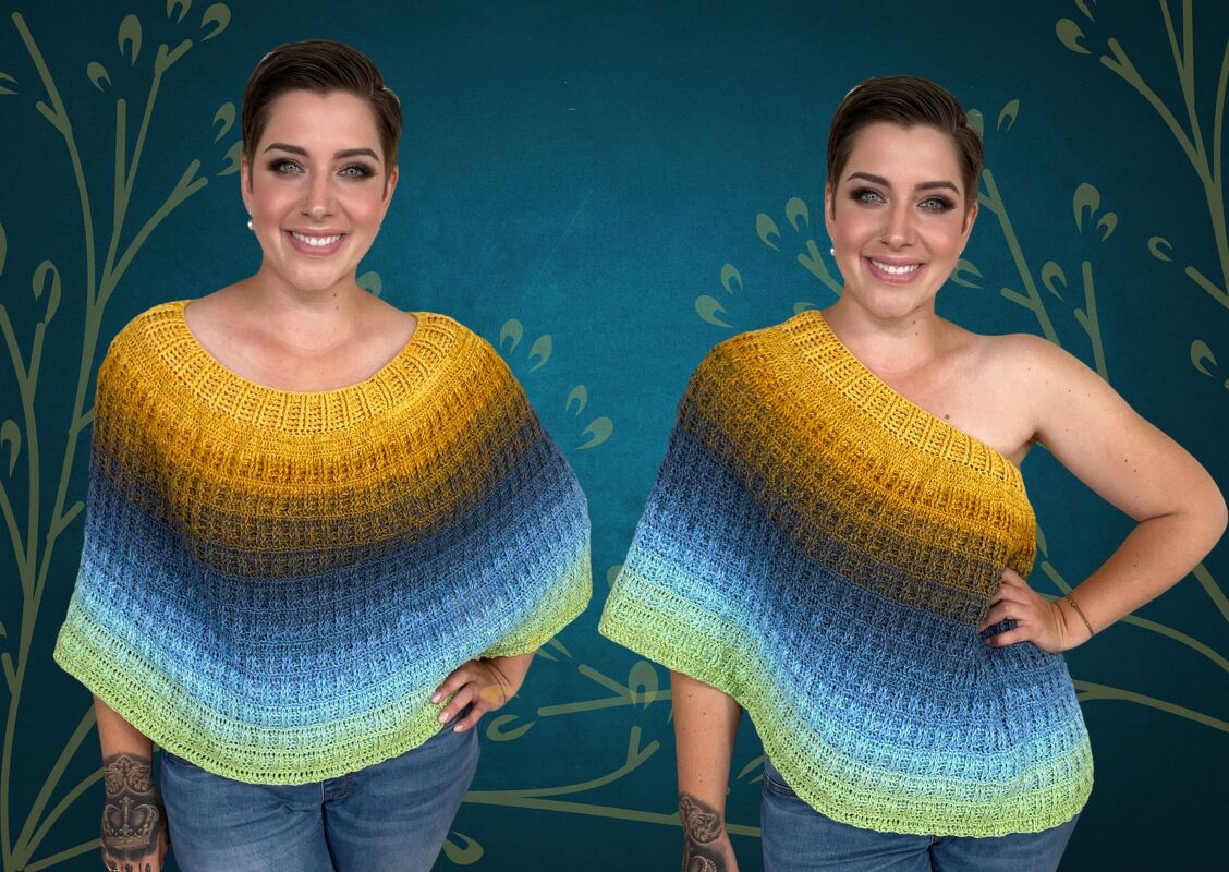 Häkelanleitung Poncho "APRIL LOVE"