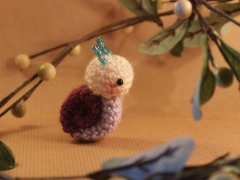 Häkelanleitung Amigurumi "MINI-SCHNECKE"
