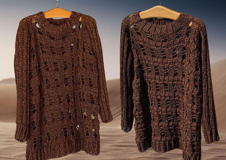 Häkelanleitung Pullover "SCHOKODÜNE"