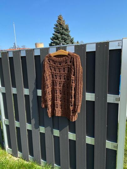 Häkelanleitung Pullover "SCHOKODÜNE"