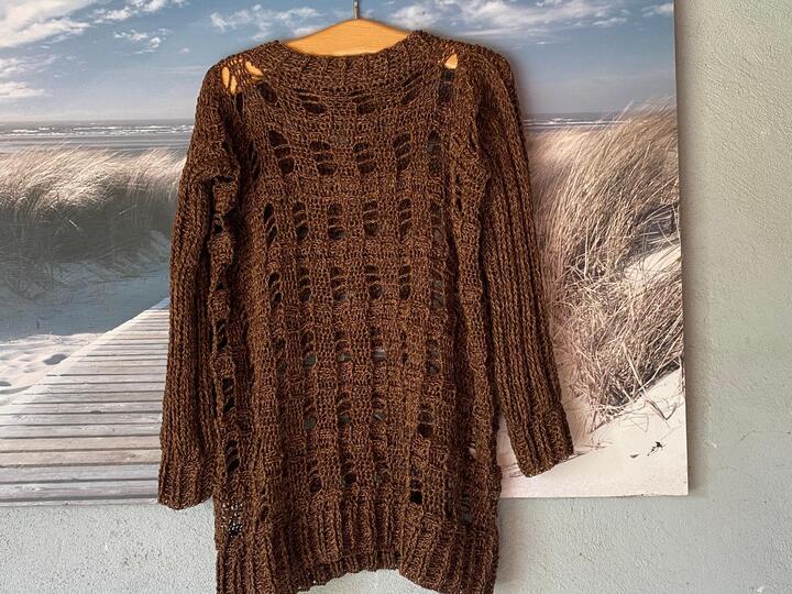 Häkelanleitung Pullover "SCHOKODÜNE"