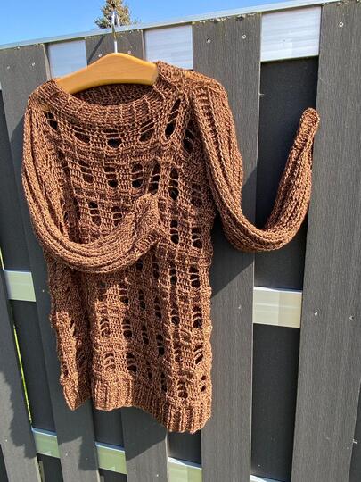 Häkelanleitung Pullover "SCHOKODÜNE"