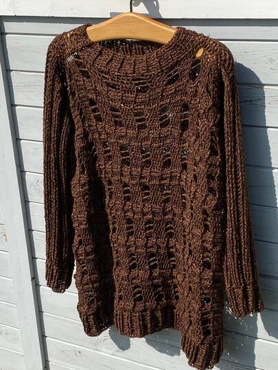 Häkelanleitung Pullover "SCHOKODÜNE"