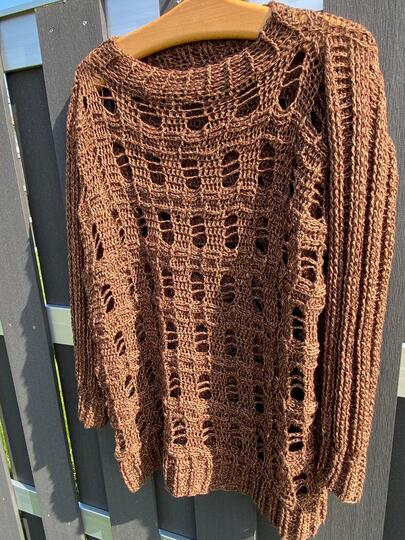 Häkelanleitung Pullover "SCHOKODÜNE"