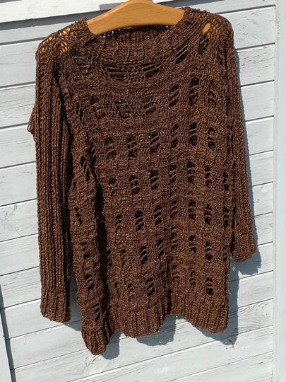 Häkelanleitung Pullover "SCHOKODÜNE"