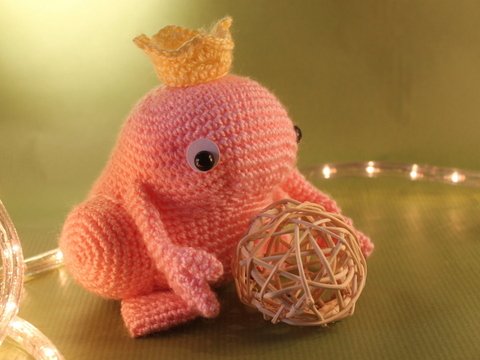 Häkelanleitung Amigurumi "FROSCHPRINZESSIN"