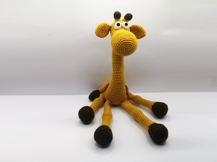 Lustige Giraffe - Häkelanleitung von NiggyArts