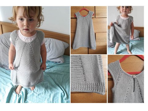 Anleitung, Strickanleitung, Midsummer dress, Strickkleid, kinder und babys