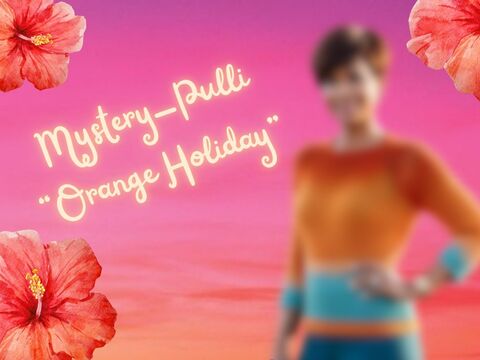 Häkelanleitung Mystery-Pulli "ORANGE HOLIDAY" - Größe XS-3XL