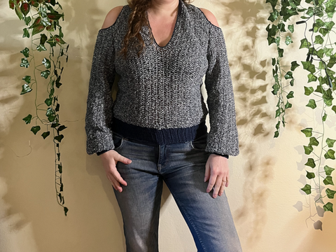 Häkelanleitung Cold-Shoulder-Pullover "Rebel Yell"