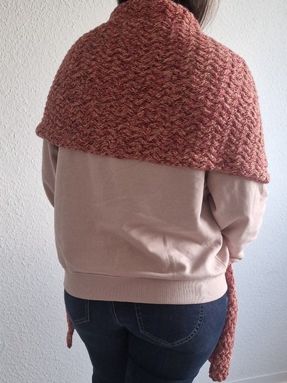 Strickanleitung für den Taschenschal "Celtic Romance"