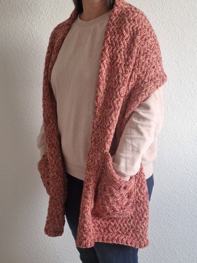 Strickanleitung für den Taschenschal "Celtic Romance"