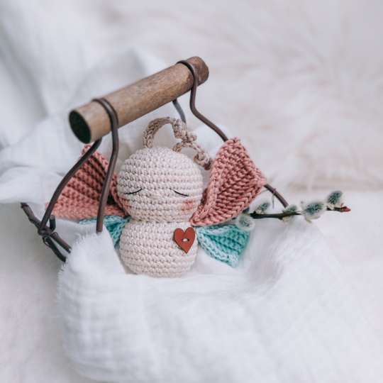 Häkelanleitung für einen kleinen Schmetterling, PDF Datei