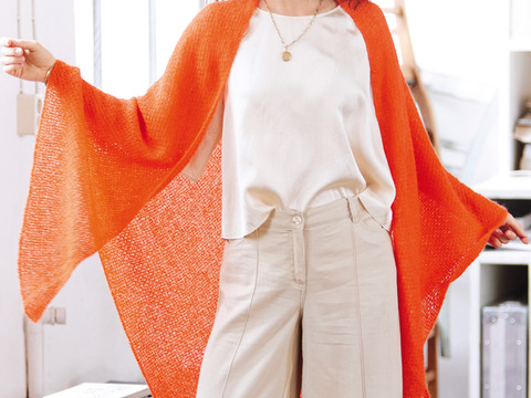 Tuch im großen Perlmuster