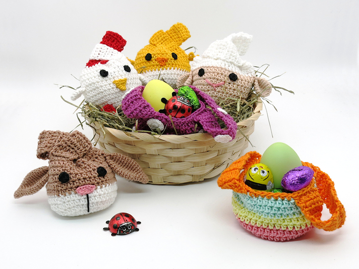 Little Knot Bags - Easter - Crochet Pattern